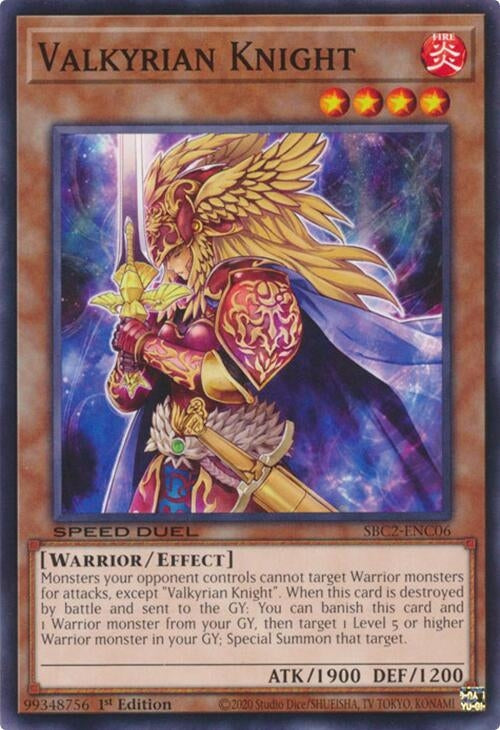 Image for Valkyrian Knight (SBC2-ENC06) (SBC2) - YuGiOh
