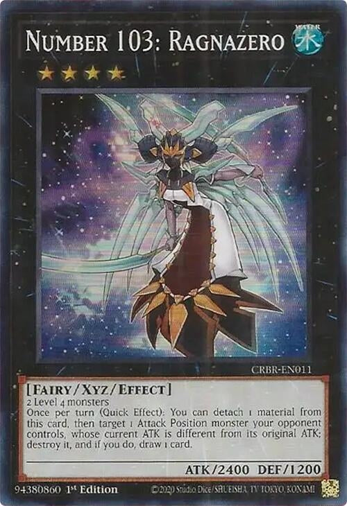 Image for Number 103: Ragnazero (SR) (CRBR-EN011) (CRBR) - YuGiOh