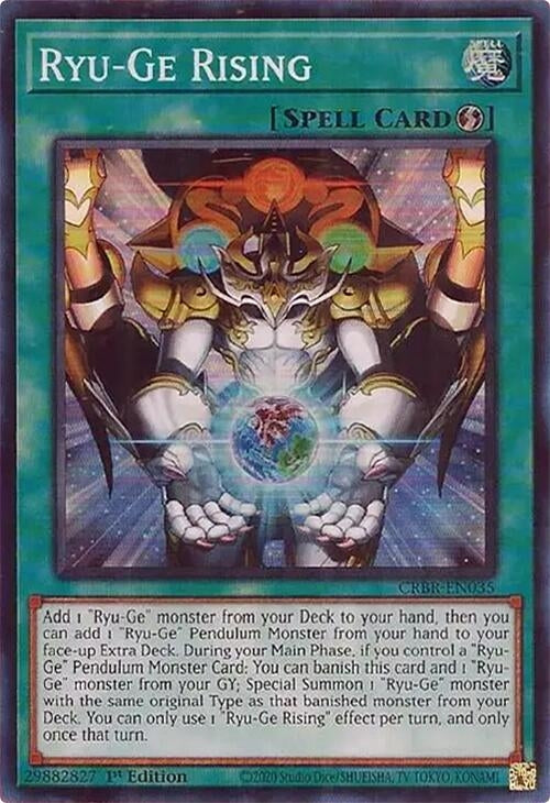 Image for Ryu-Ge Rising (SR) (CRBR-EN035) (CRBR) - YuGiOh