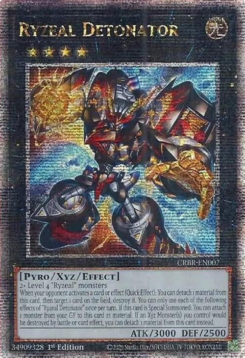 Image for Ryzeal Detonator (Quarter Century Secret Rare) (CRBR-EN007) (CRBR) - YuGiOh