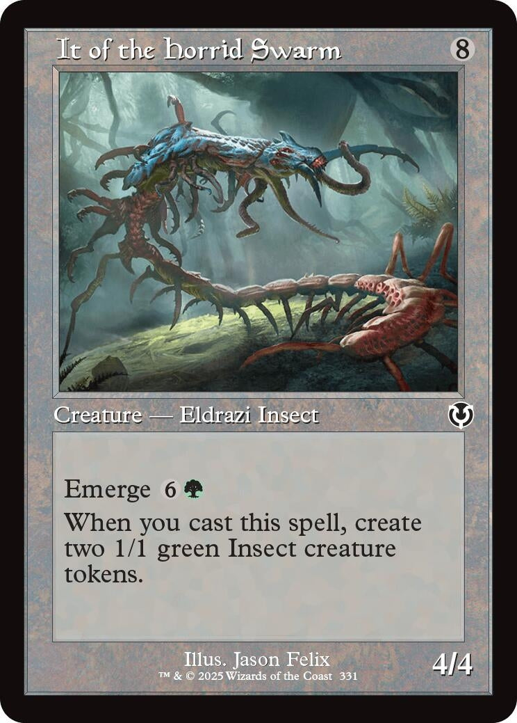 Image for It of the Horrid Swarm (Retro Frame) (331) (Innistrad Remastered) - Magic: The Gathering