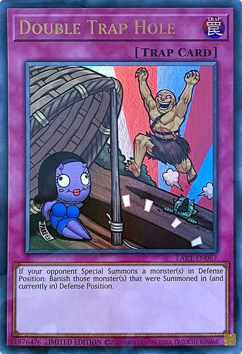 Image for Double Trap Hole (LART-EN067) (LART) - YuGiOh