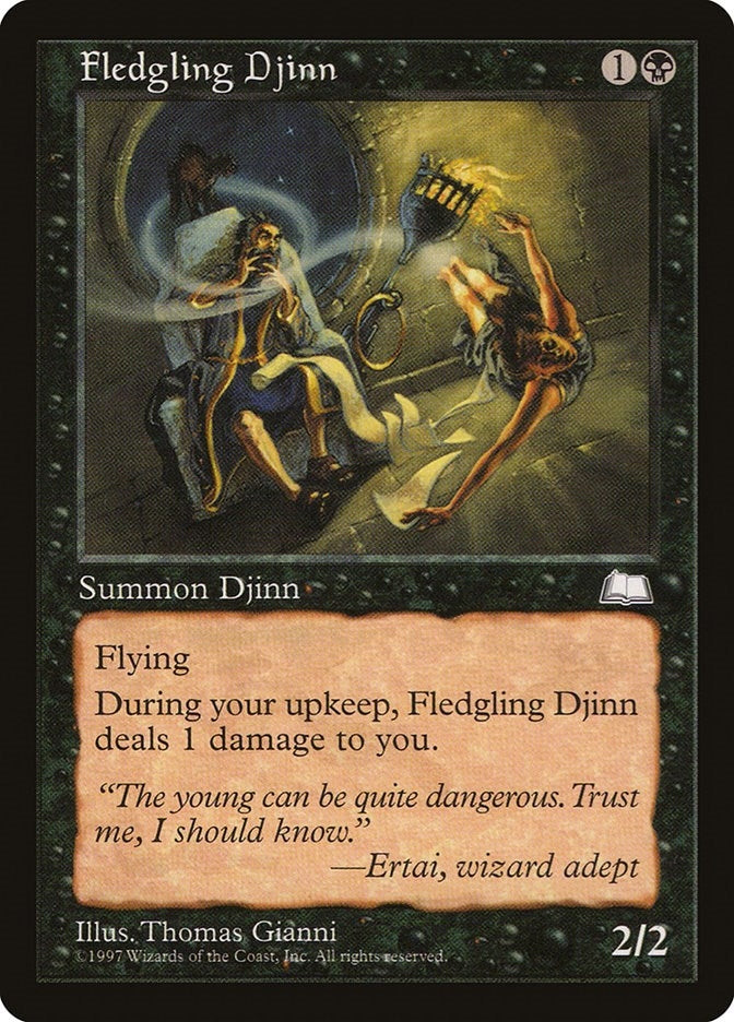 Image for Fledgling Djinn (Weatherlight) - Magic: The Gathering