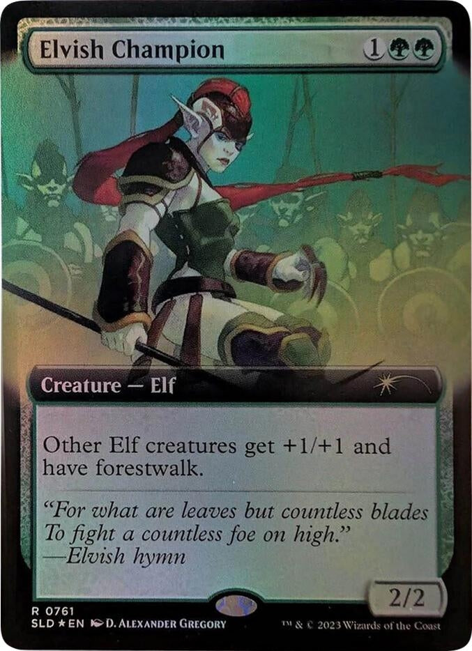 Image for Elvish Champion (Extended Art) (761) (Secret Lair Drop Series) - Magic: The Gathering
