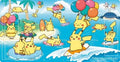 Image for Pokemon TCG: Pokemon Center Japan Exclusive Surfing Pikachu & Flying Pikachu - Playmats