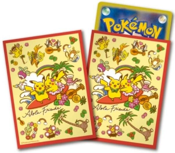 Image for Pokemon TCG: Pokemon Center Japan Exclusive Card Sleeves - Alola Friends (64-Pack) - Card Sleeves