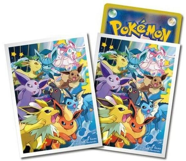 Image for Pokemon TCG: Pokemon Center Japan Exclusive Card Sleeves - Eevee Dash! (Gloss Border) (64-Pack) - Card Sleeves