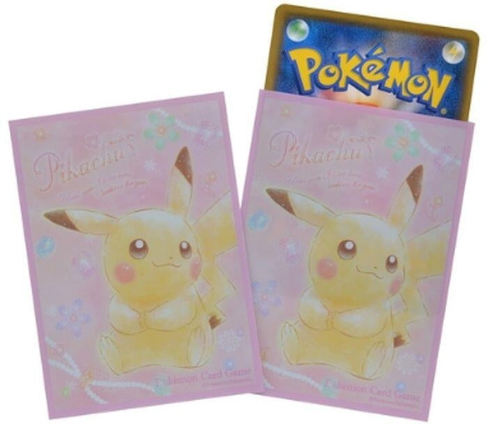 Image for Pokemon TCG: Pokemon Center Japan Exclusive Card Sleeves - Pikachu Jewel (64-Pack) - Card Sleeves