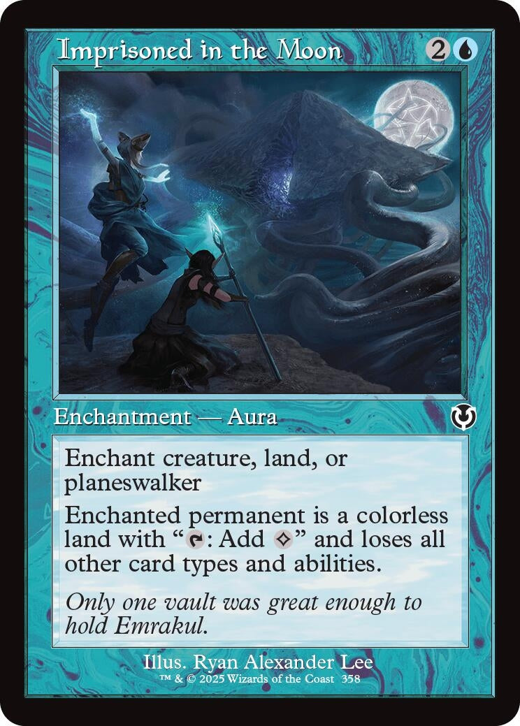 Image for Imprisoned in the Moon (Retro Frame) (358) (Innistrad Remastered) - Magic: The Gathering