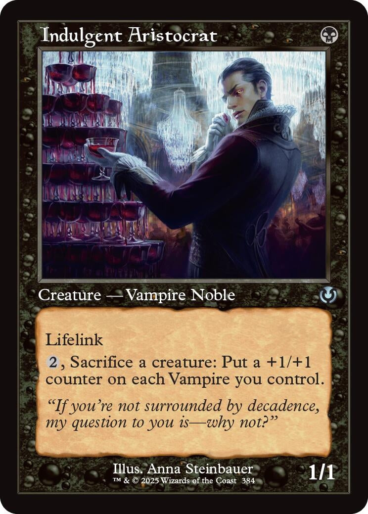 Image for Indulgent Aristocrat (Retro Frame) (384) (Innistrad Remastered) - Magic: The Gathering
