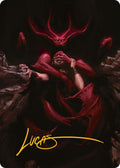 Image for Infernal Grasp Art Card (Gold-Stamped Signature) (10) (Innistrad Remastered) - Magic: The Gathering