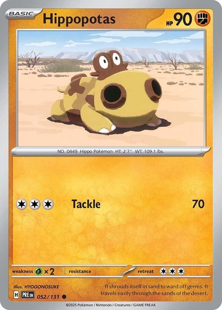 Image for Hippopotas (052/131) (PRE) - Pokemon