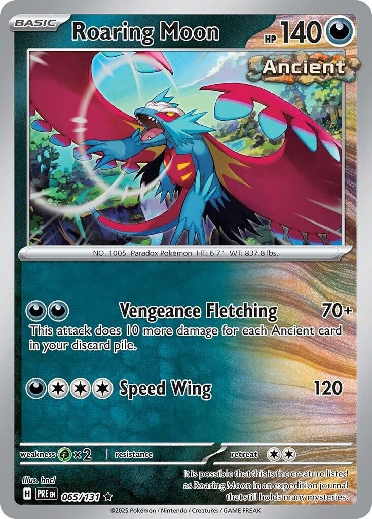 Image for Roaring Moon (065/131) (PRE) - Pokemon