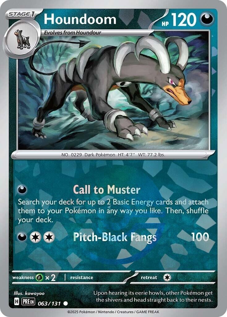 Image for Houndoom (Poke Ball Pattern) (063/131) (PRE) - Pokemon