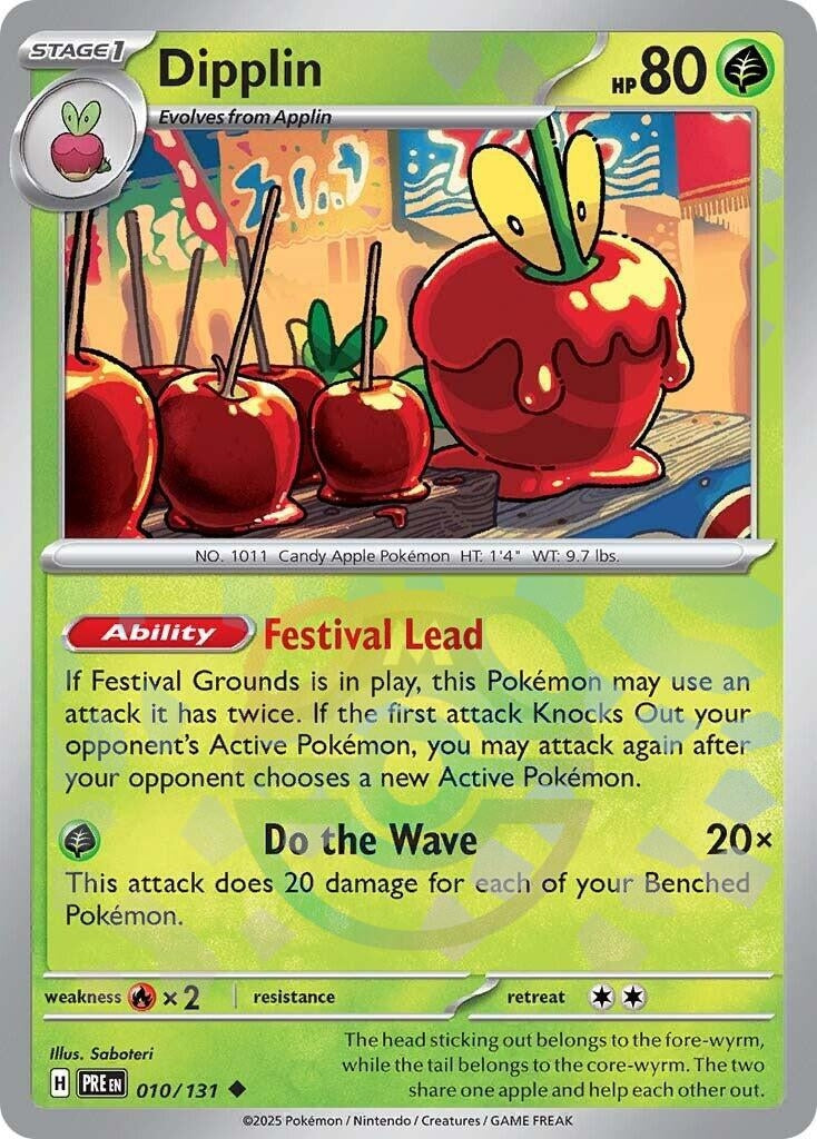 Image for Dipplin (Master Ball Pattern) (010/131) (PRE) - Pokemon