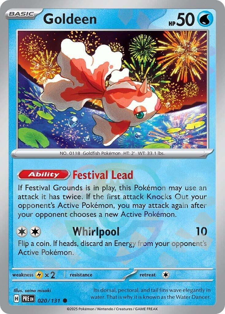 Image for Goldeen (Master Ball Pattern) (020/131) (PRE) - Pokemon