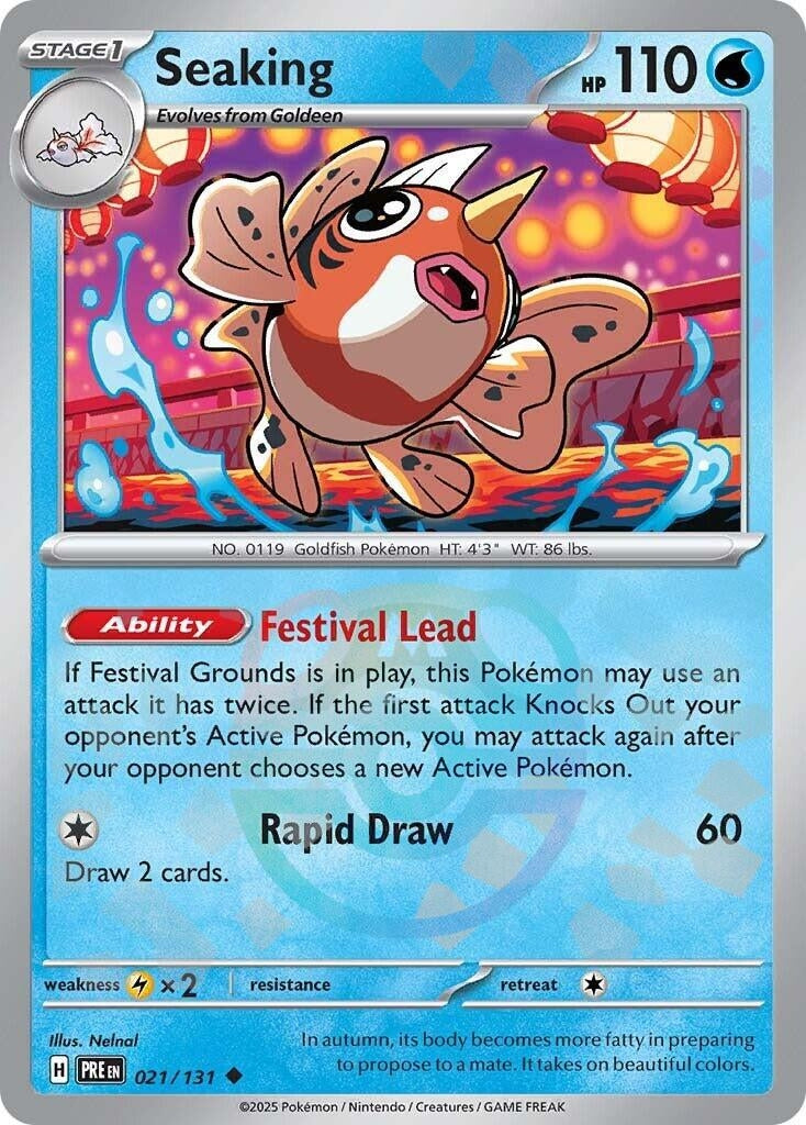 Image for Seaking (Master Ball Pattern) (021/131) (PRE) - Pokemon