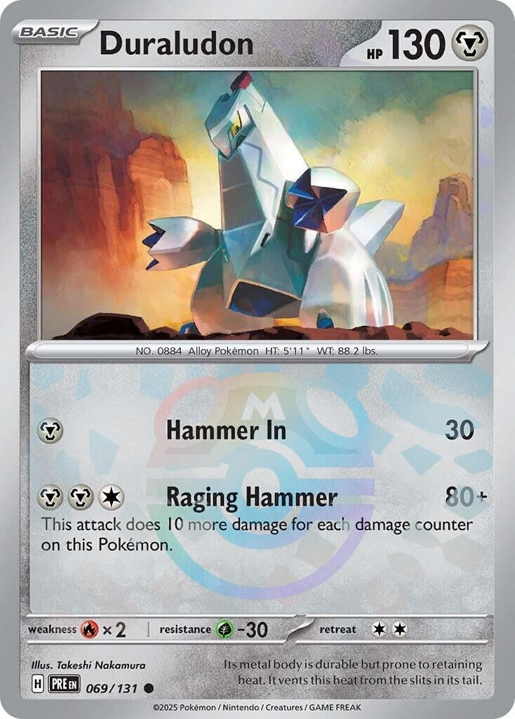 Image for Duraludon (Master Ball Pattern) (069/131) (PRE) - Pokemon