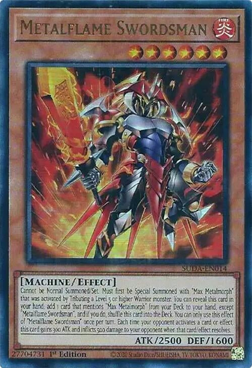 Image for Metalflame Swordsman (SUDA-EN014) (SUDA) - YuGiOh