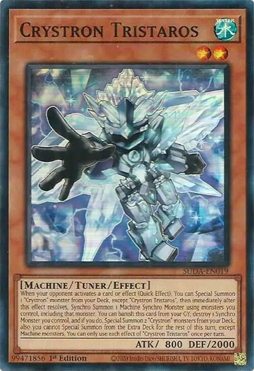 Image for Crystron Tristaros (SUDA-EN019) (SUDA) - YuGiOh