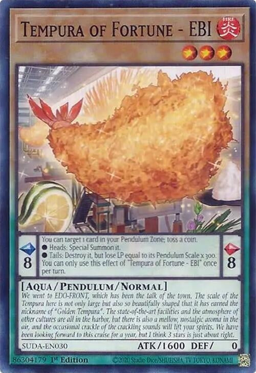 Image for Tempura of Fortune - EBI (SUDA-EN030) (SUDA) - YuGiOh