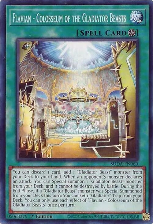 Image for Flavian - Colosseum of the Gladiator Beasts (SUDA-EN060) (SUDA) - YuGiOh