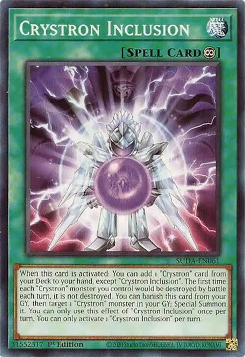 Image for Crystron Inclusion (SUDA-EN061) (SUDA) - YuGiOh