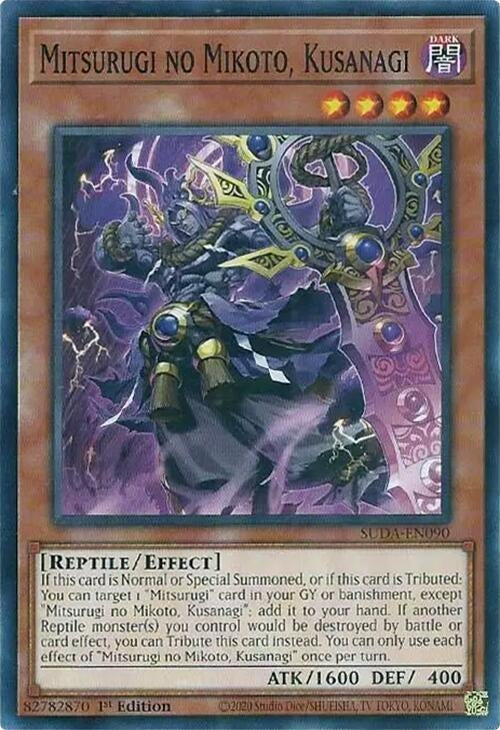 Image for Mitsurugi no Mikoto, Kusanagi (SUDA-EN090) (SUDA) - YuGiOh