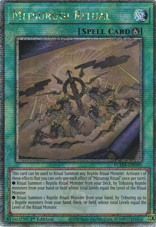 Image for Mitsurugi Ritual (Quarter Century Secret Rare) (SUDA-EN095) (SUDA) - YuGiOh