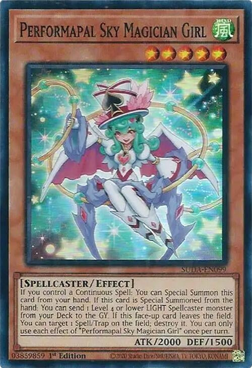 Image for Performapal Sky Magician Girl (SUDA-EN099) (SUDA) - YuGiOh
