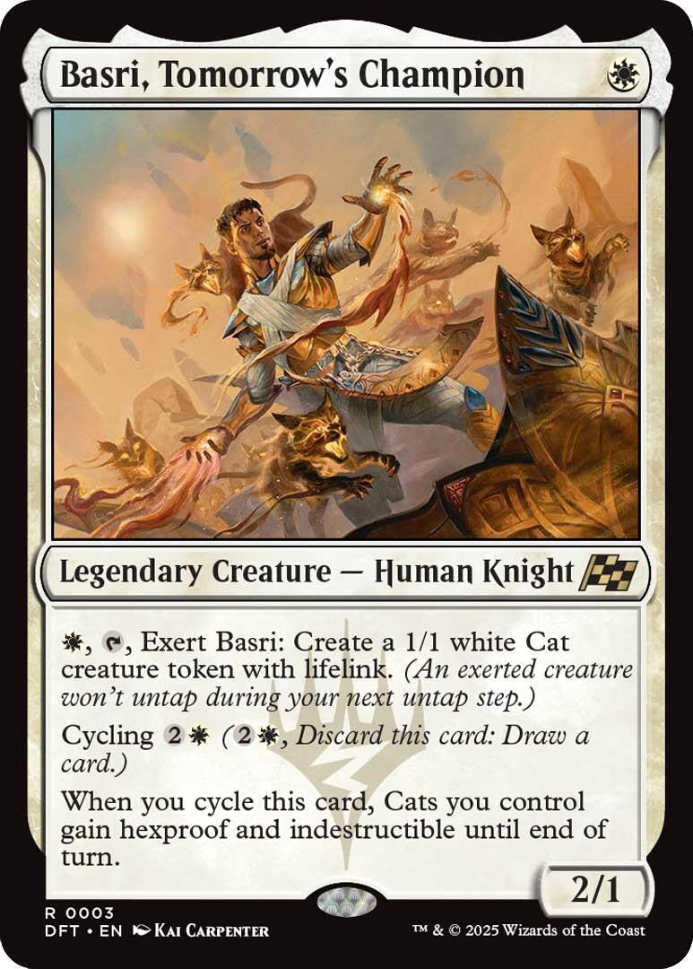 Image for Basri, Tomorrow's Champion (3) (Aetherdrift) - Magic: The Gathering