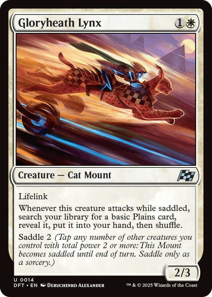 Image for Gloryheath Lynx (14) (Aetherdrift) - Magic: The Gathering