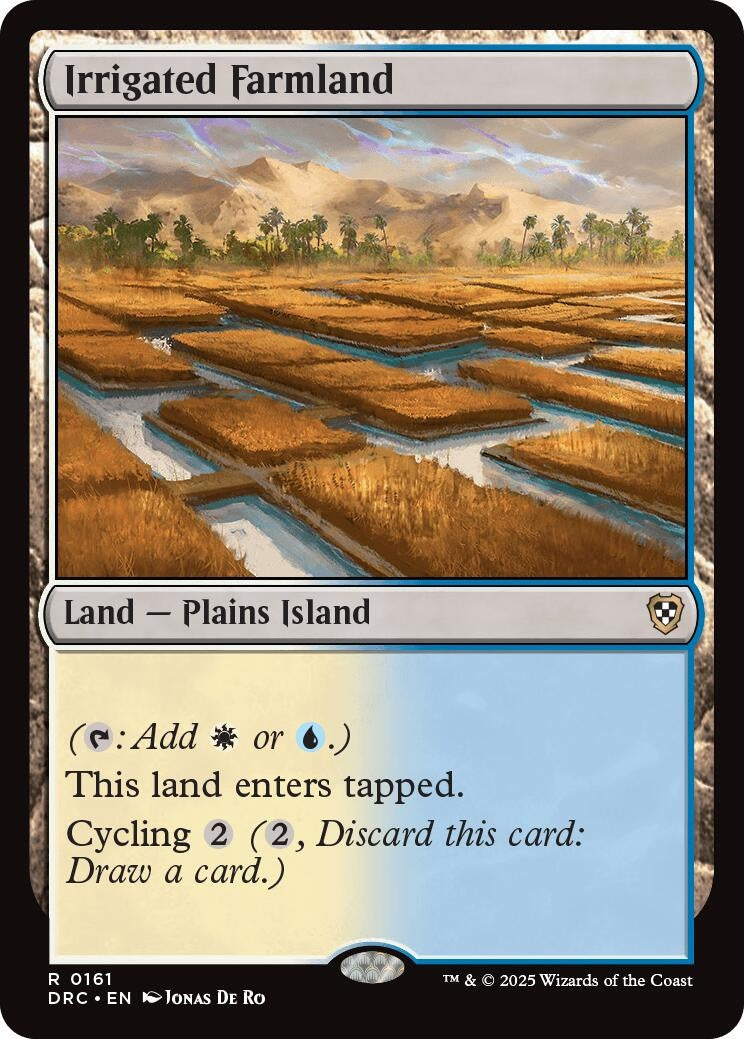 Image for Irrigated Farmland (161) (Aetherdrift) - Magic: The Gathering