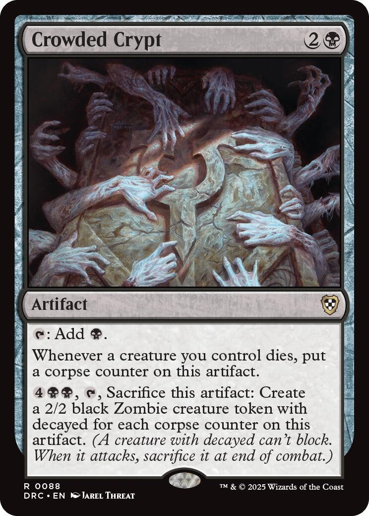 Image for Crowded Crypt (88) (Aetherdrift) - Magic: The Gathering
