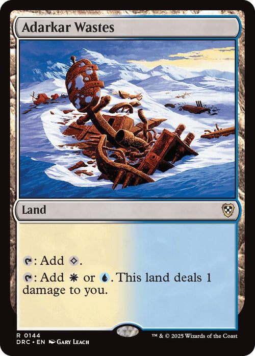 Image for Adarkar Wastes (144) (Aetherdrift) - Magic: The Gathering