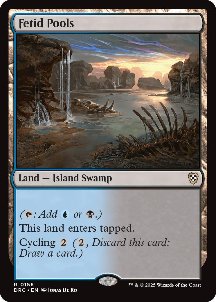 Image for Fetid Pools (156) (Aetherdrift) - Magic: The Gathering