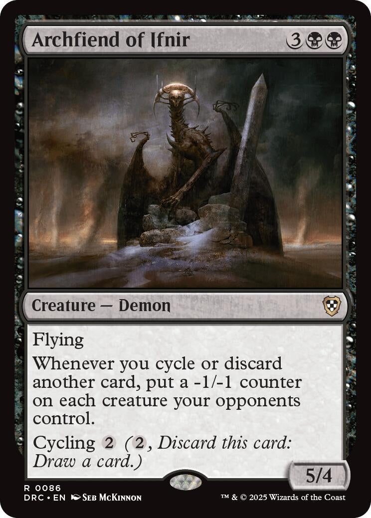 Image for Archfiend of Ifnir (86) (Aetherdrift) - Magic: The Gathering
