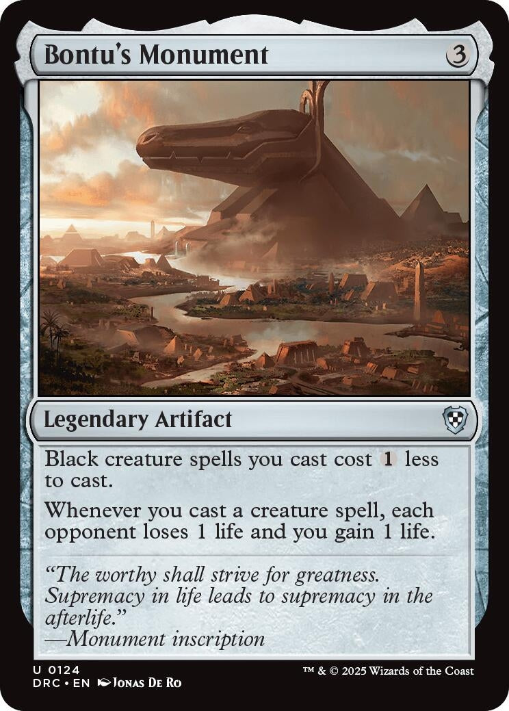 Image for Bontu's Monument (124) (Aetherdrift) - Magic: The Gathering