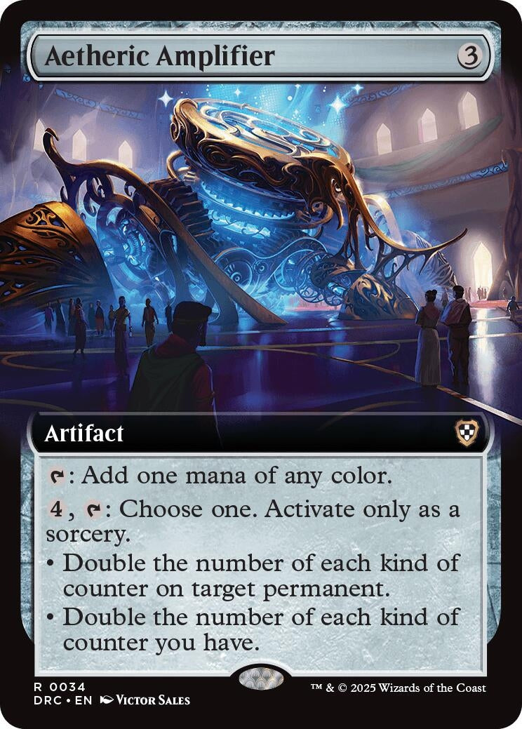 Image for Aetheric Amplifier (Extended Art) (34) (Aetherdrift) - Magic: The Gathering