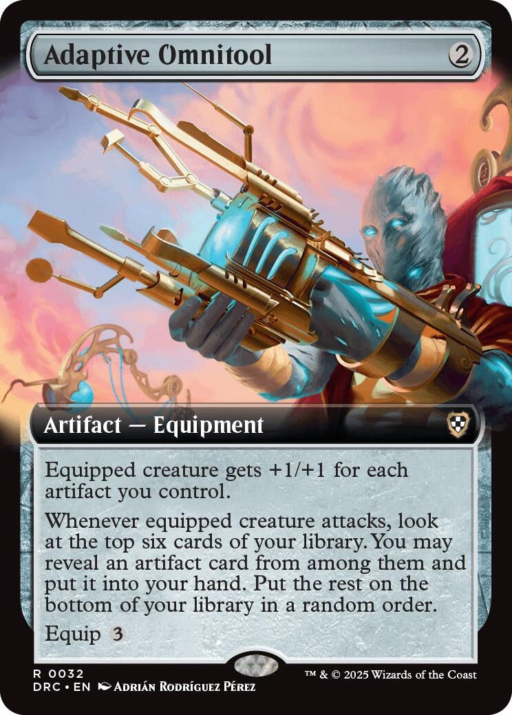 Image for Adaptive Omnitool (Extended Art) (32) (Aetherdrift) - Magic: The Gathering