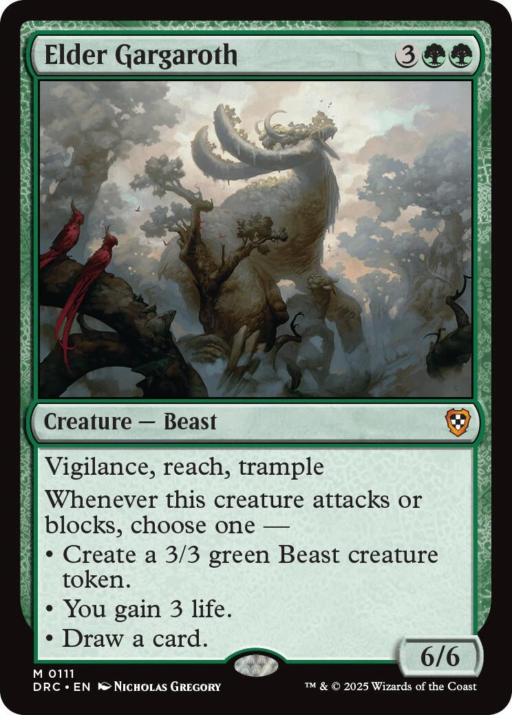 Image for Elder Gargaroth (111) (Aetherdrift) - Magic: The Gathering