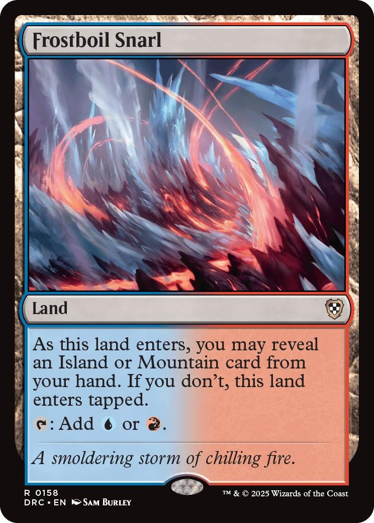 Image for Frostboil Snarl (158) (Aetherdrift) - Magic: The Gathering