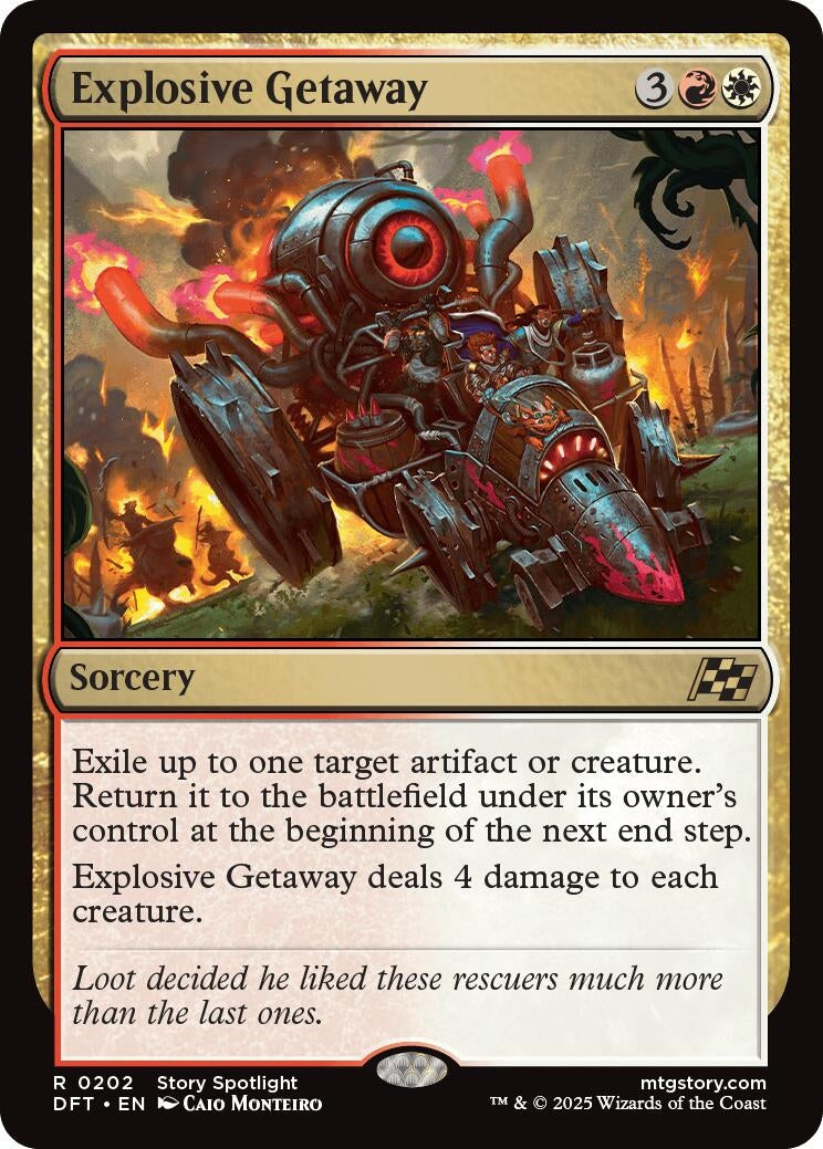 Image for Explosive Getaway (202) (Aetherdrift) - Magic: The Gathering