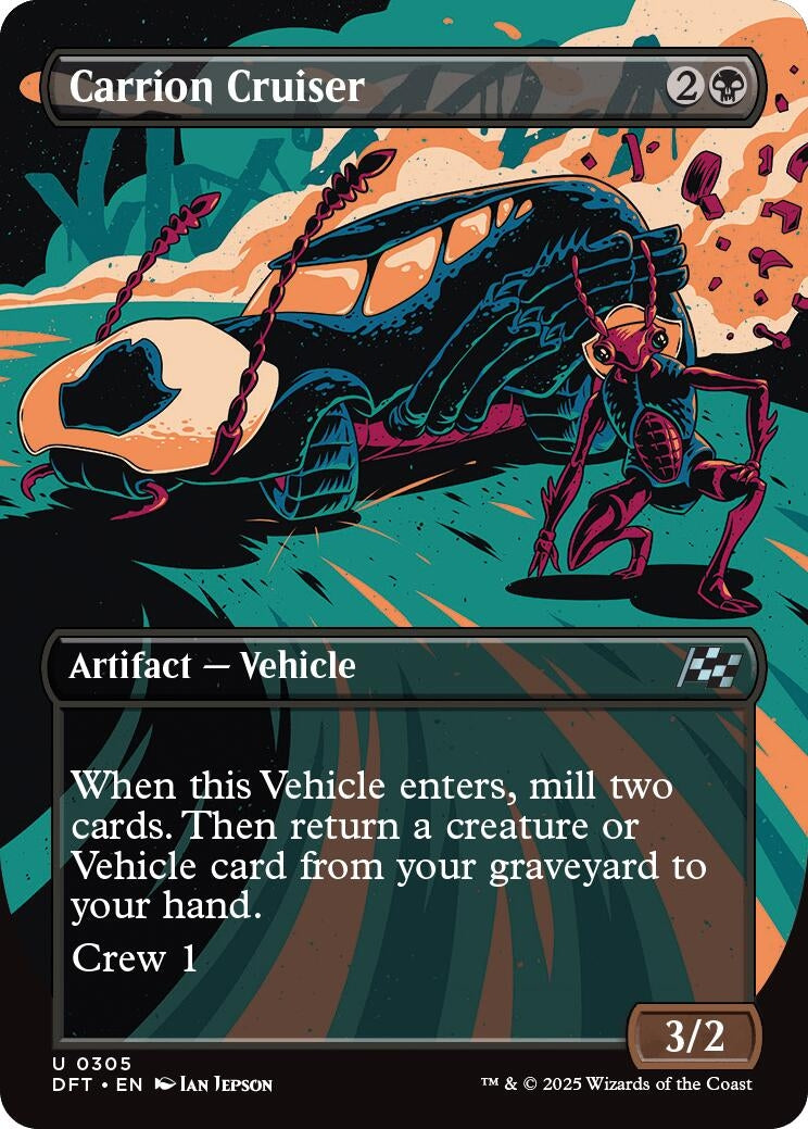 Image for Carrion Cruiser (Borderless) (305) (Aetherdrift) - Magic: The Gathering