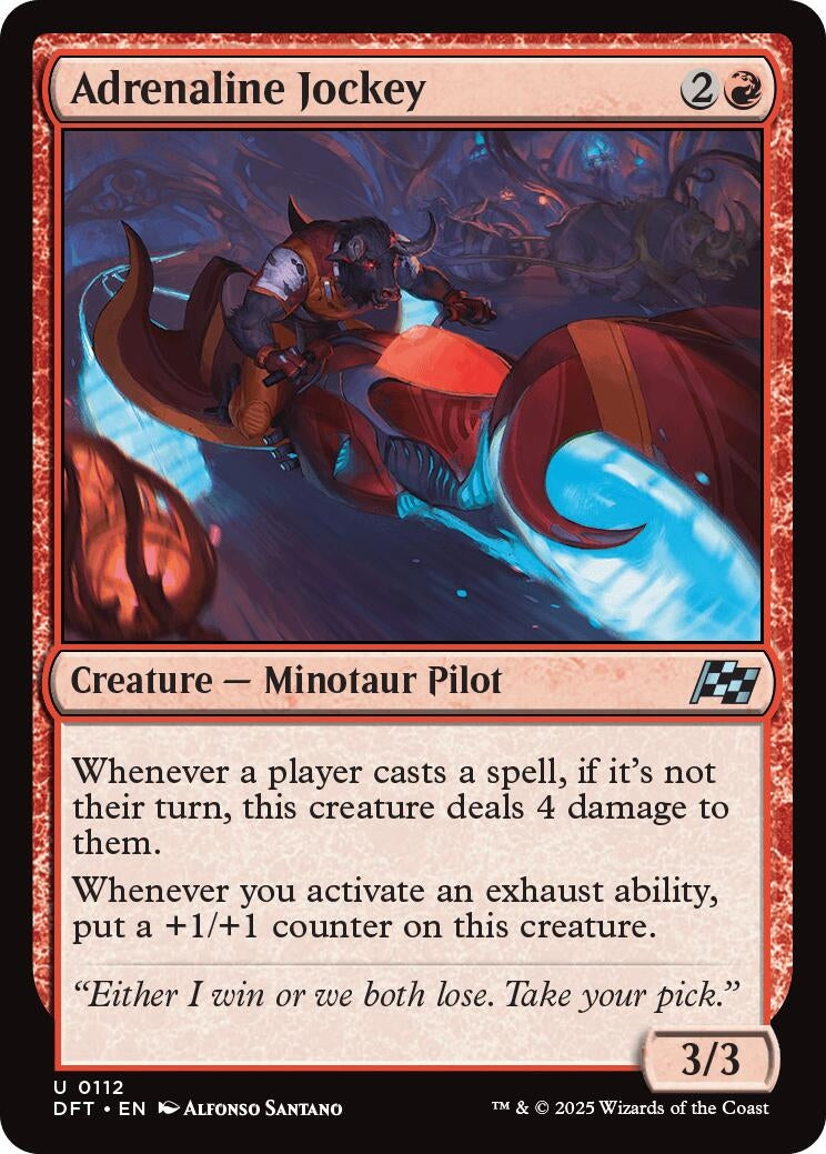 Image for Adrenaline Jockey (112) (Aetherdrift) - Magic: The Gathering