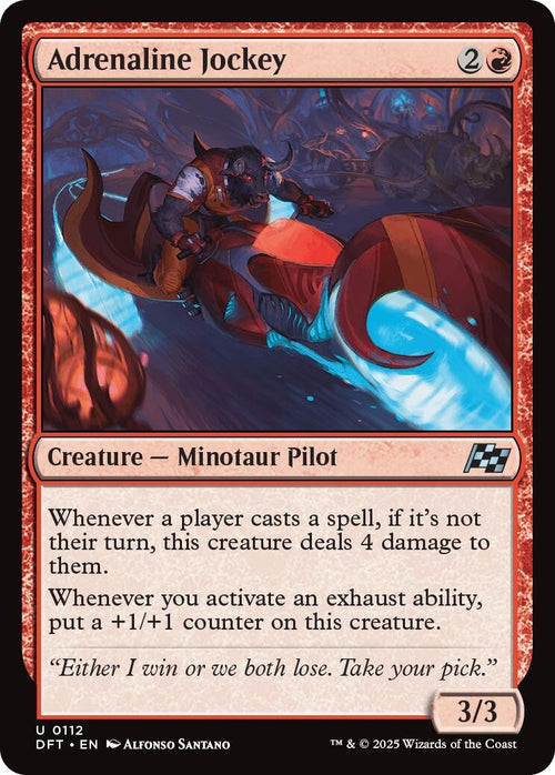 Image for Adrenaline Jockey (112) (Aetherdrift) - Magic: The Gathering
