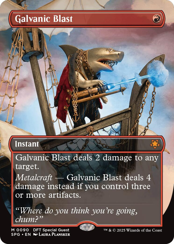 Image for Galvanic Blast (Borderless) (90) (Special Guests) - Magic: The Gathering