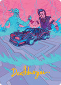 Image for Demonic Junker Art Card (Gold-Stamped Signature) (40) (Aetherdrift) - Magic: The Gathering