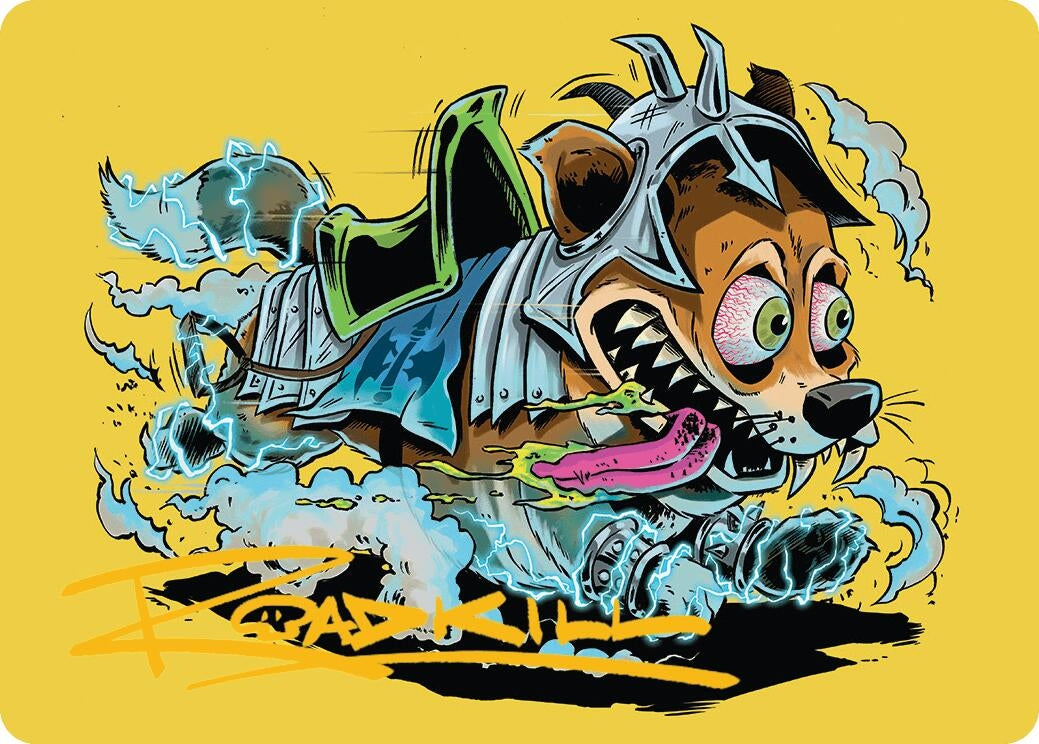 Image for District Mascot Art Card (50/54) (Gold-Stamped Signature) (50) (Aetherdrift) - Magic: The Gathering