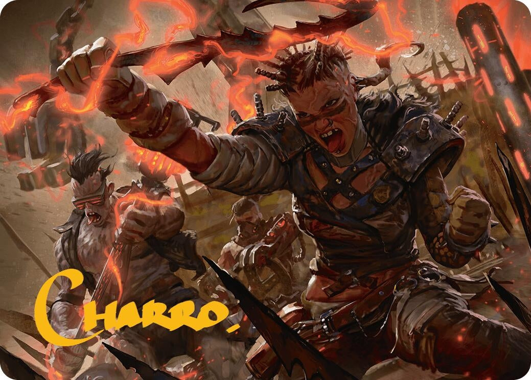 Image for Far Fortune, End Boss Art Card (11/54) (Gold-Stamped Signature) (11) (Aetherdrift) - Magic: The Gathering